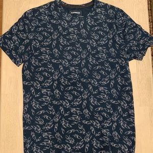 Express Dark Teal Stretch T-Shirt - Size M